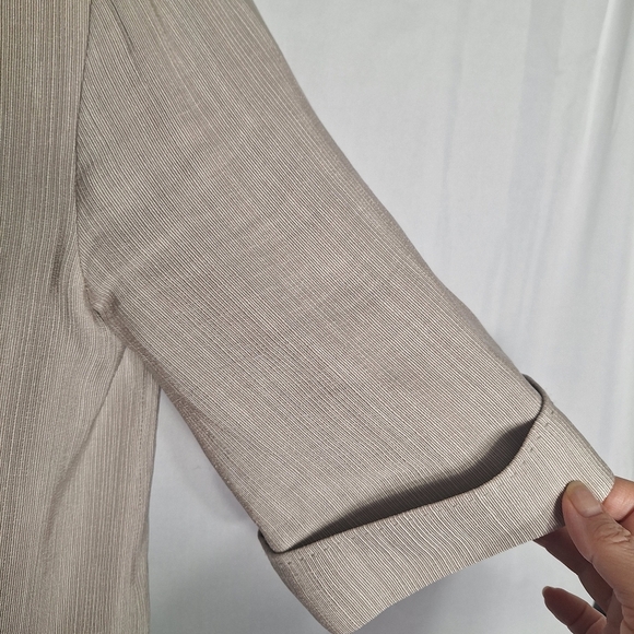 Eli Tahari Corpcore Tunic Blazer Officecore Professional Academia Linen Silk XS - Picture 5 of 16